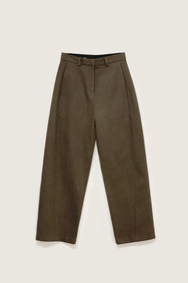 Wool slacks (브라운)