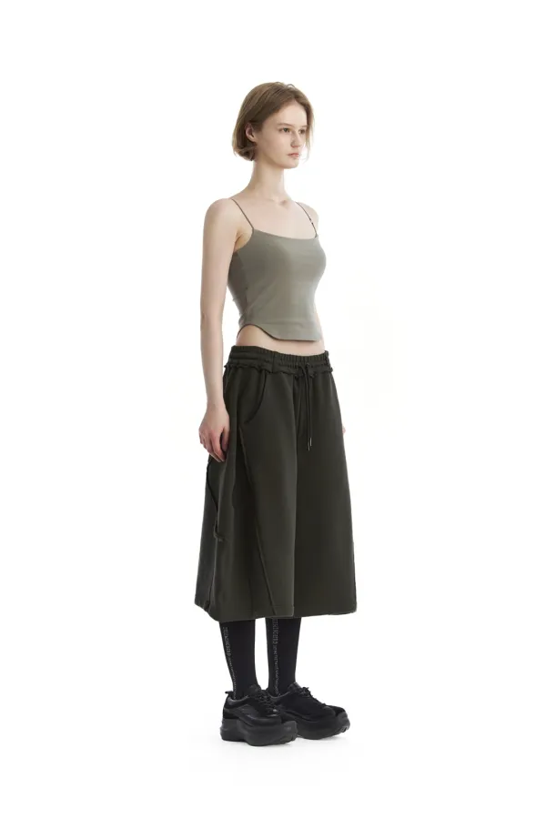 TMB Bra Cap Camisole [ Khaki Gray ]
