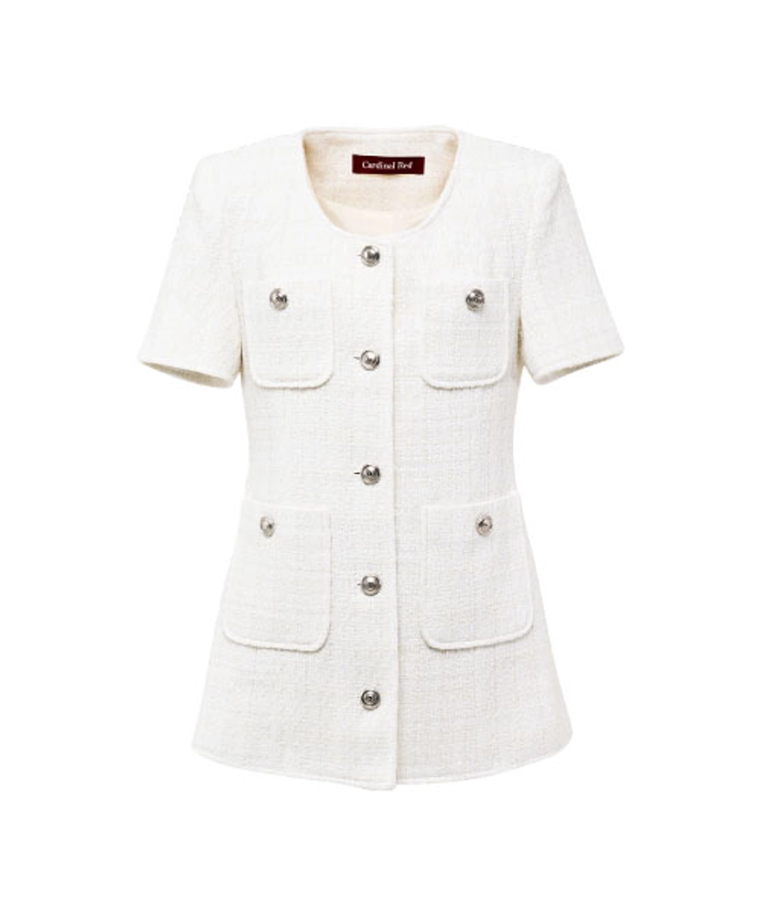 카디날레드 Half Tweed jacket white 상품 이미지 1