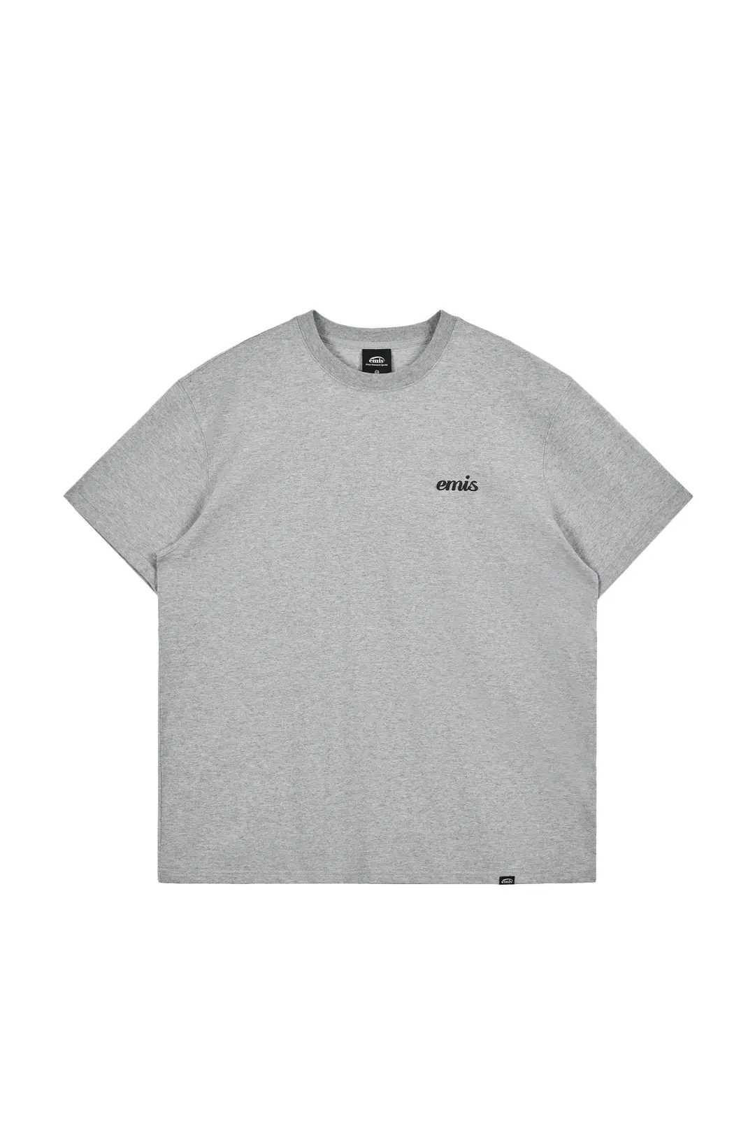 이미스 (UNISEX) OVERSIZED EMBOSSING LOGO T-SHIRTS-GRAY 상품 이미지 3