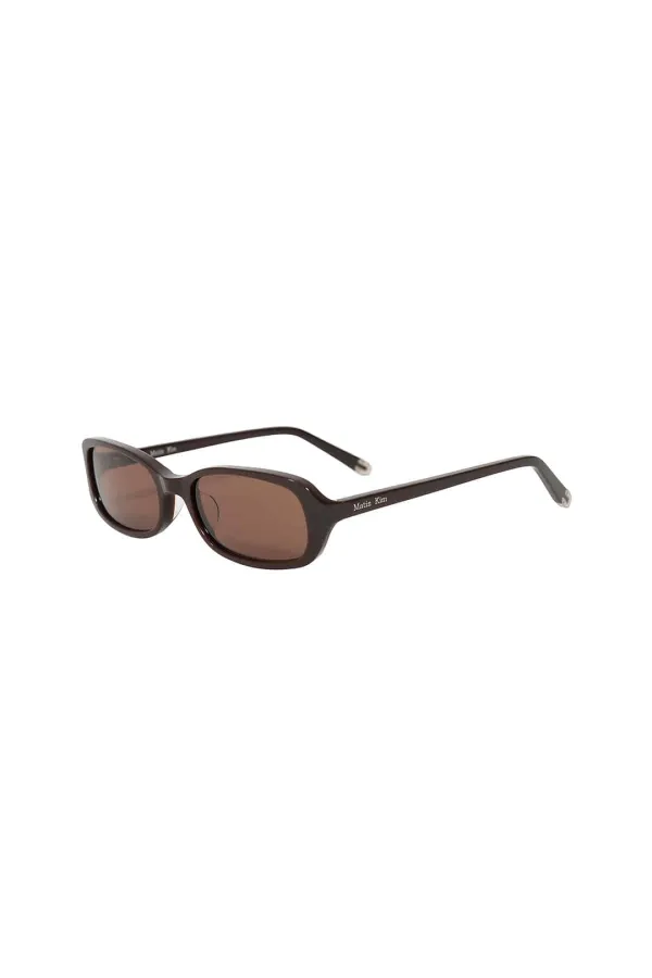 MATIN SOFT SQUARE SUNGLASSES IN BROWN