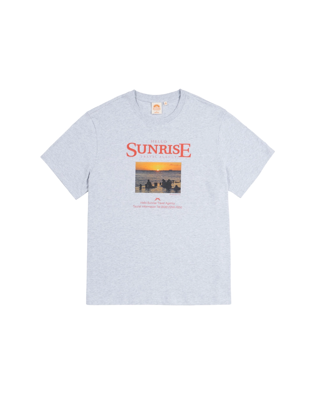 헬로선라이즈 HS Travel Photo Tee_3% Melange Gray 상품 이미지 2