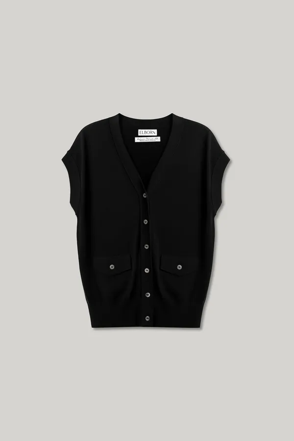 Reste Silk Knit Vest