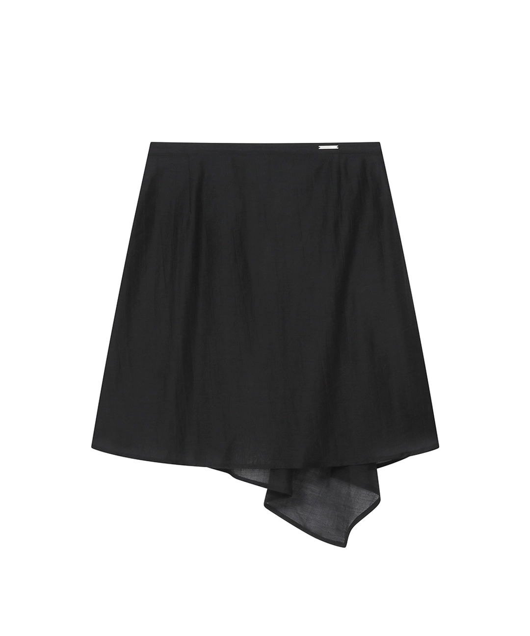 미세키서울 Button layered wrap skirt BLACK 상품 이미지 2