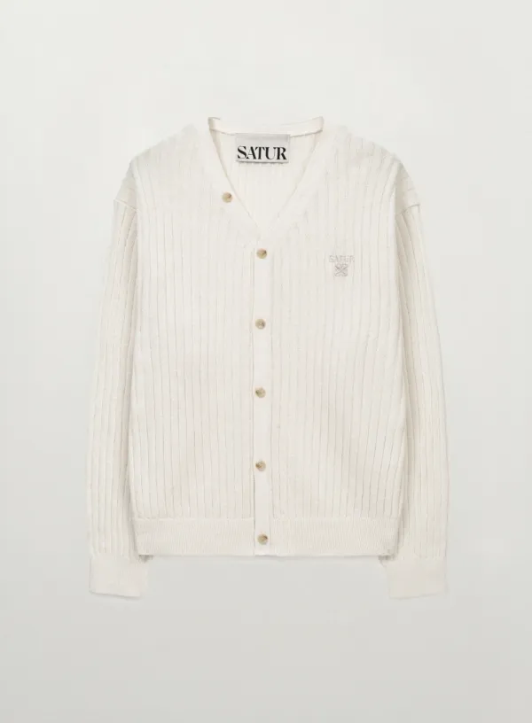 [RIIZE\'s Pick] Faro Linen Cardigan - White