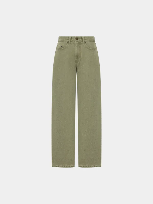 Artie cotton wide DN - Green