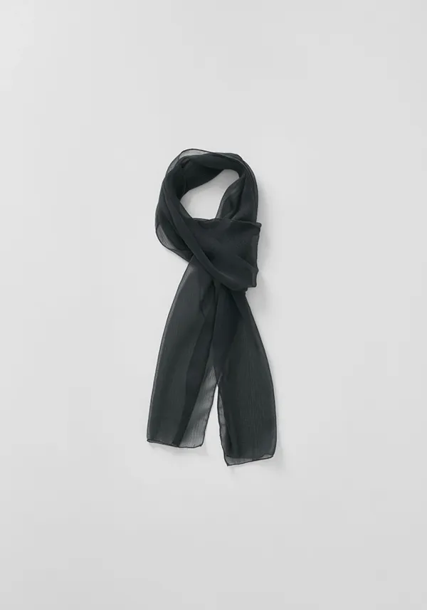 Sheer scarf (Charcoal)
