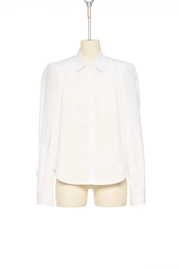 FW25 IVORY CURVY SHOULDER SHIRT