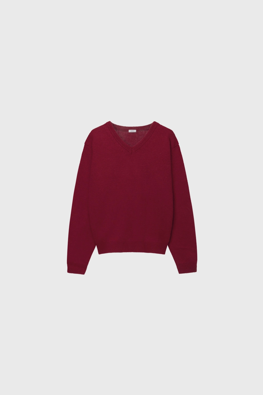 모노하 Classic V-Neck Knit (True Blue / Red / Light Gray / Melange Gray) 상품 이미지 3