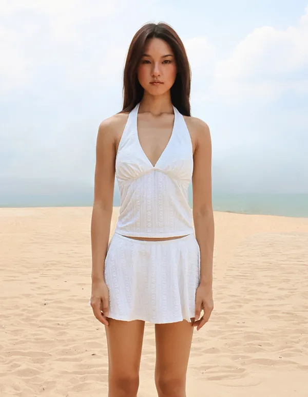 26 Lea Tankini Set - Off White