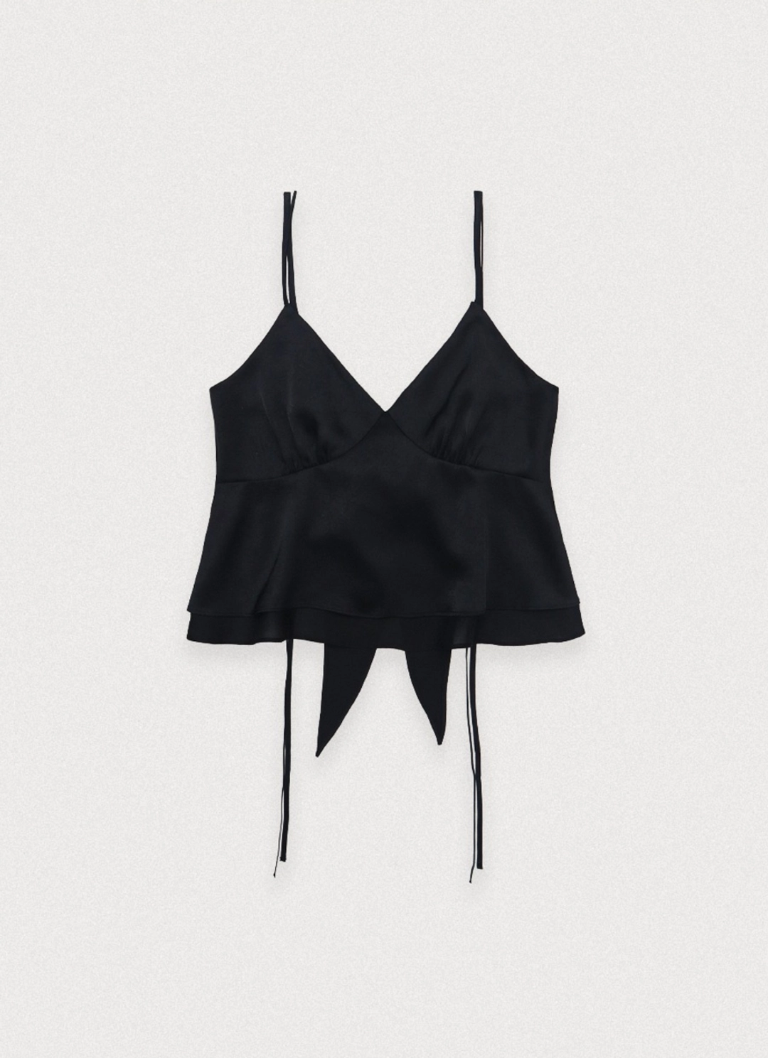포에토 [2nd/restock] Rebeka silky blouse - black 상품 이미지 1
