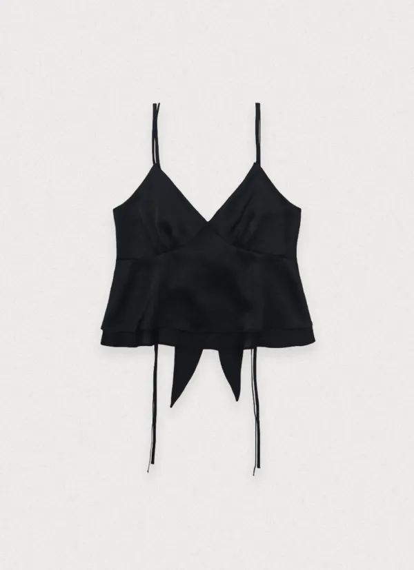 [2nd/restock] Rebeka silky blouse - black
