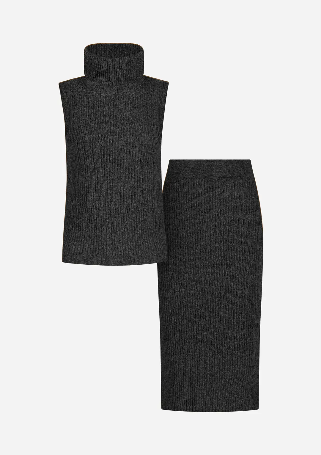 Maje wool&cashmere knit Set - 차콜
