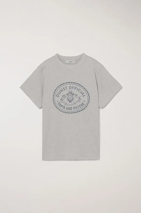 UNISEX CUPID CAMPUS T-SHIRT OATMEAL MELANGE