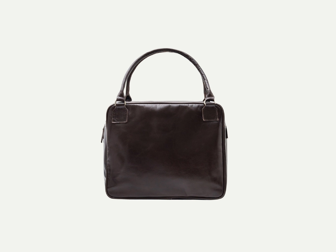 비아플레인 Via Square leather bag (Wine brown) 상품 이미지 1