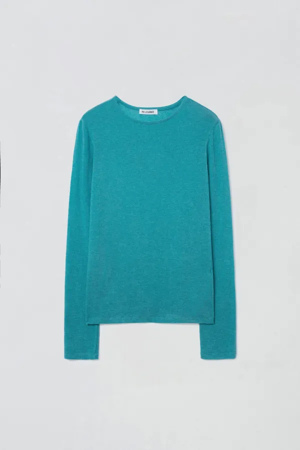 [9차 리오더] SHEER BOAT NECK TOP_MINT