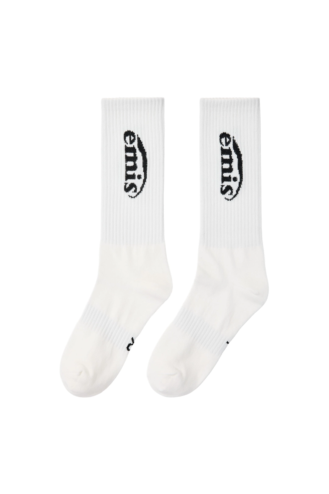이미스 NEW LOGO JACQUARD SOCKS-WHITE 상품 이미지 1