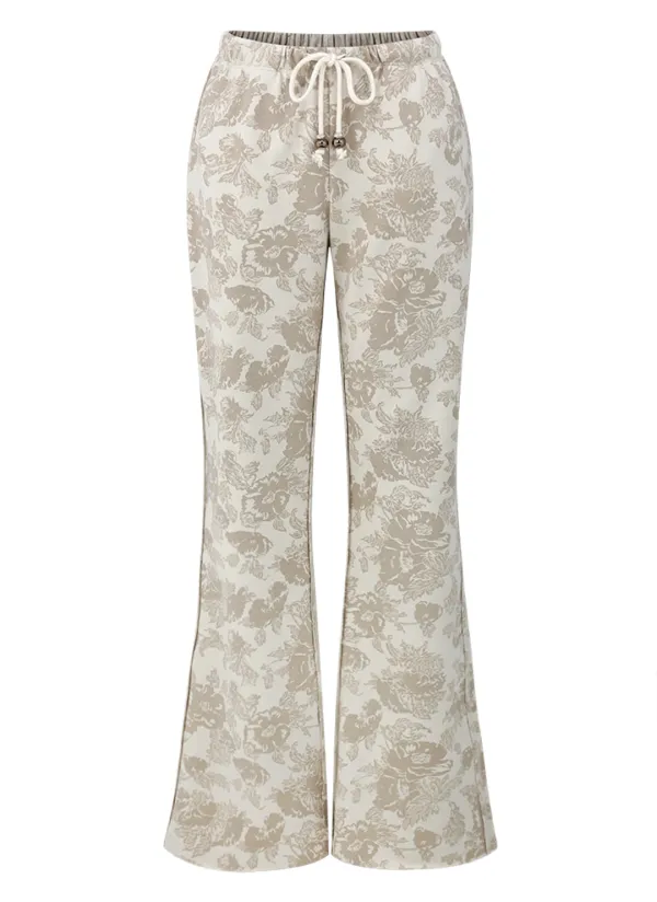 LILY WESTERN BOOTCUT JERSEY (IVORY)