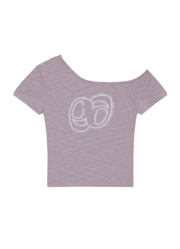 KIKI SLIM TEE / DUSTY PURPLE