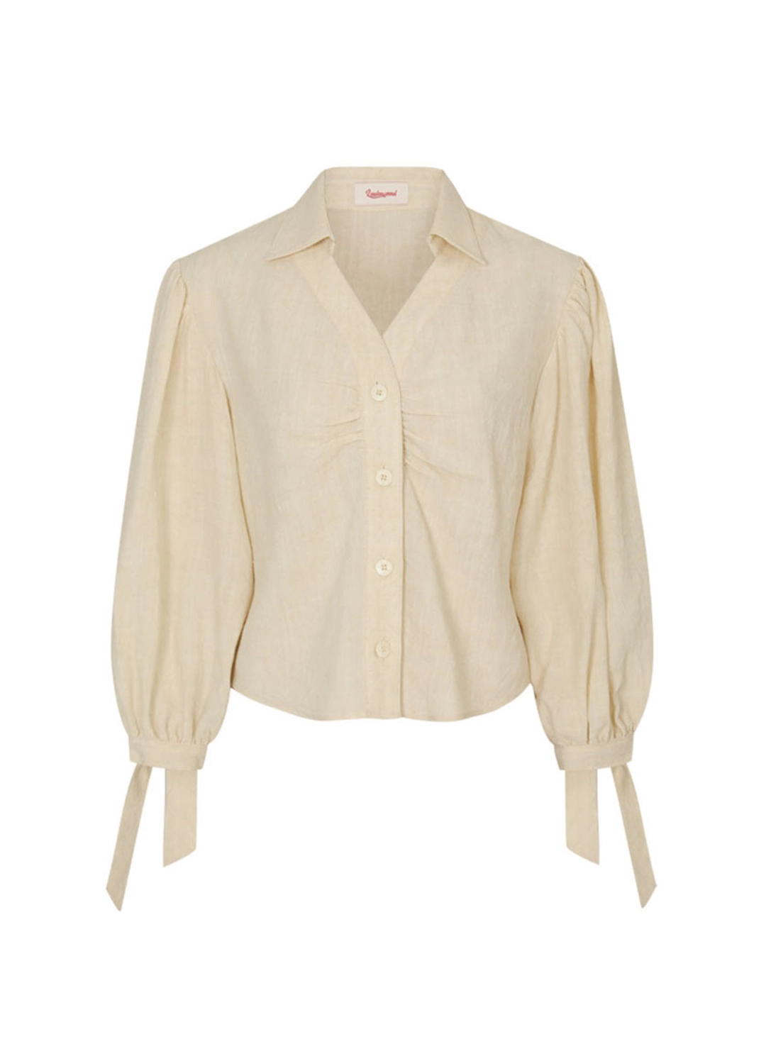 루루서울 Wrinkle Puff Blouse (Cream) 상품 이미지 1