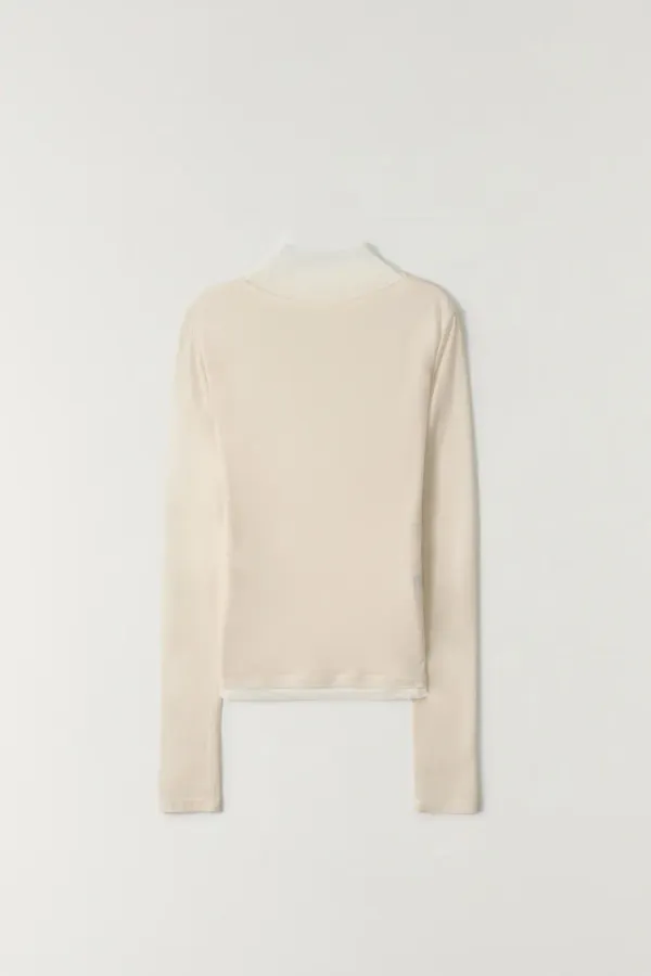 쉬어 레이어드 폴라T SET IVORY/CREAM