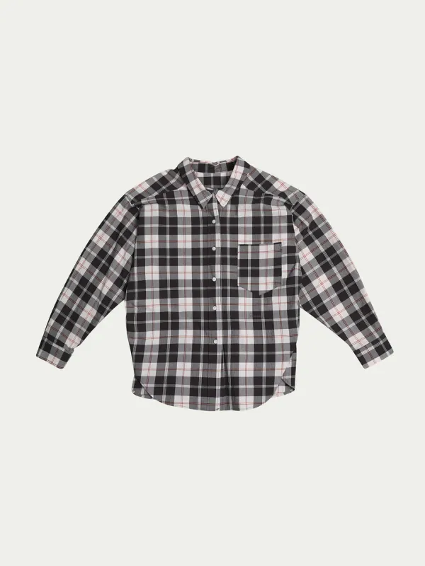 Cube Check Shirt - Ivory