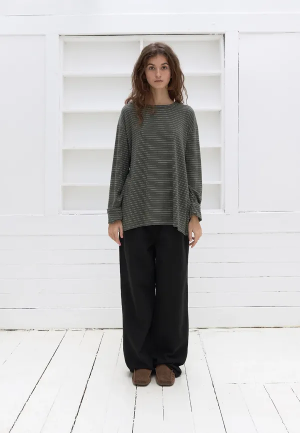 Soft loose fit long sleeve (khaki)