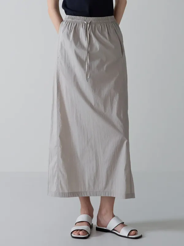 에센셜 밴딩 스커트_soft grey