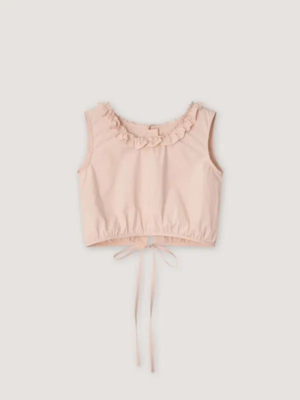[2nd] Sway Frill Blouse - Peach