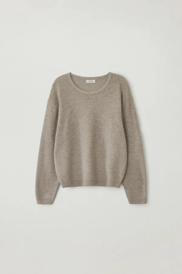 Fane u-neck knit (Beige)