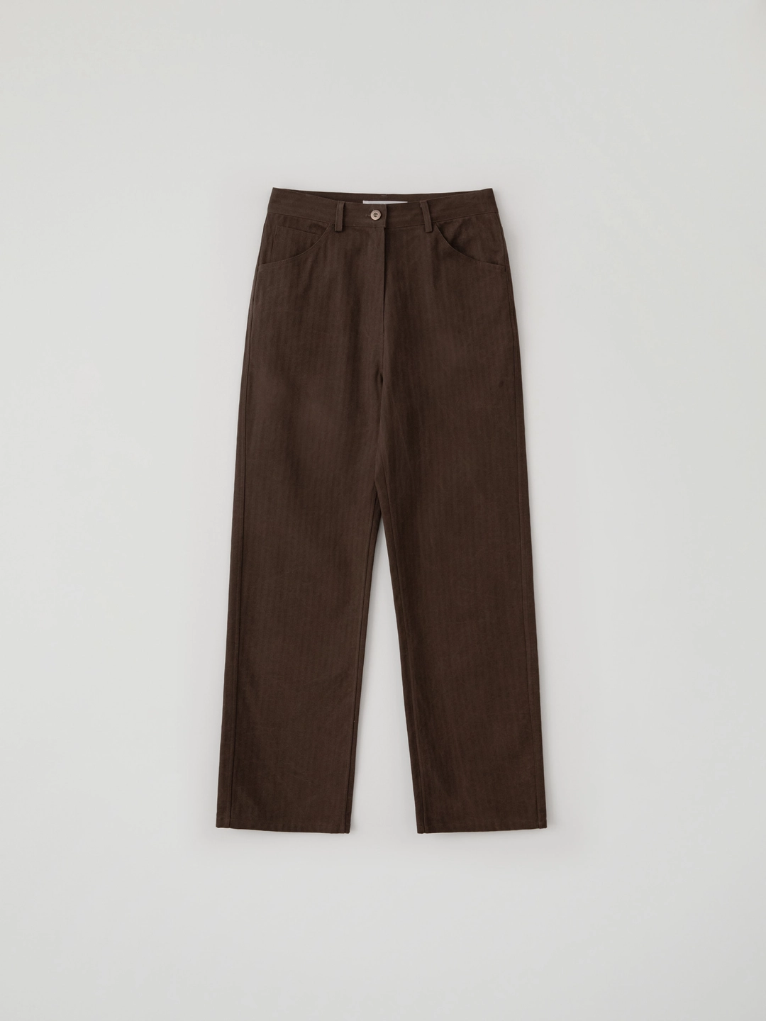 톨로 Herringbone Straight Pants(Hazelnut Brown) 상품 이미지 1