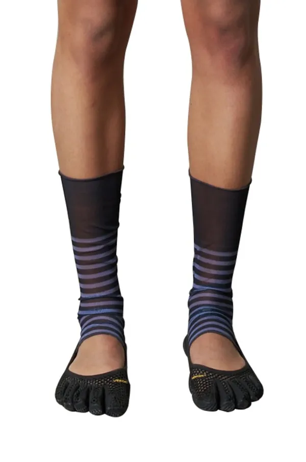 Dark Stripe Mesh  Leg Warmers, Short(5th Restock)