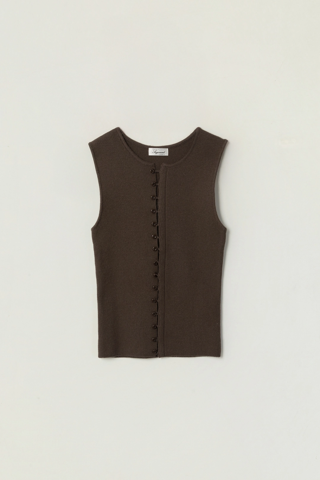 세이지먼트 MARLEY WOOL VEST_BROWN 상품 이미지 1