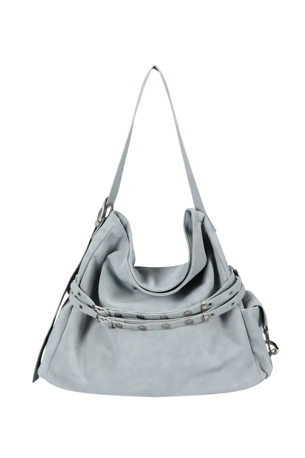 [3차 재입고]  [×윤비누] soft cargo bag (powder blue)