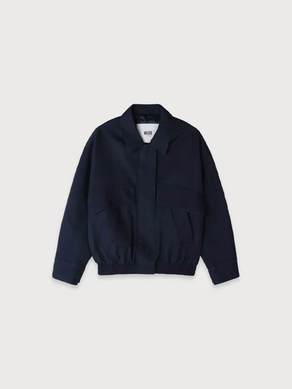 [REFURB] FINALE Nylon Bomber Jacket_Navy