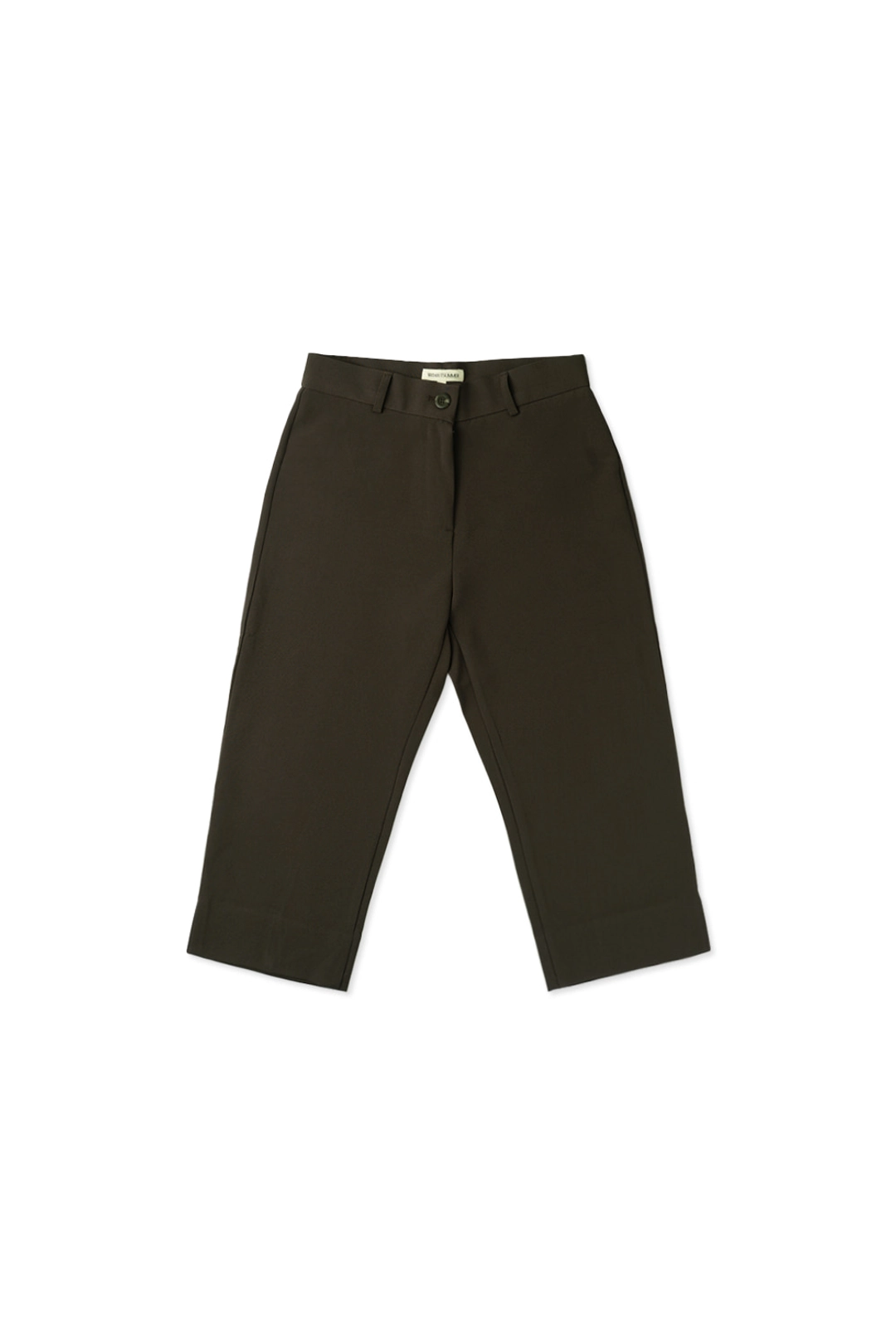 위드아웃썸머 Line capri pants_brown 상품 이미지 1