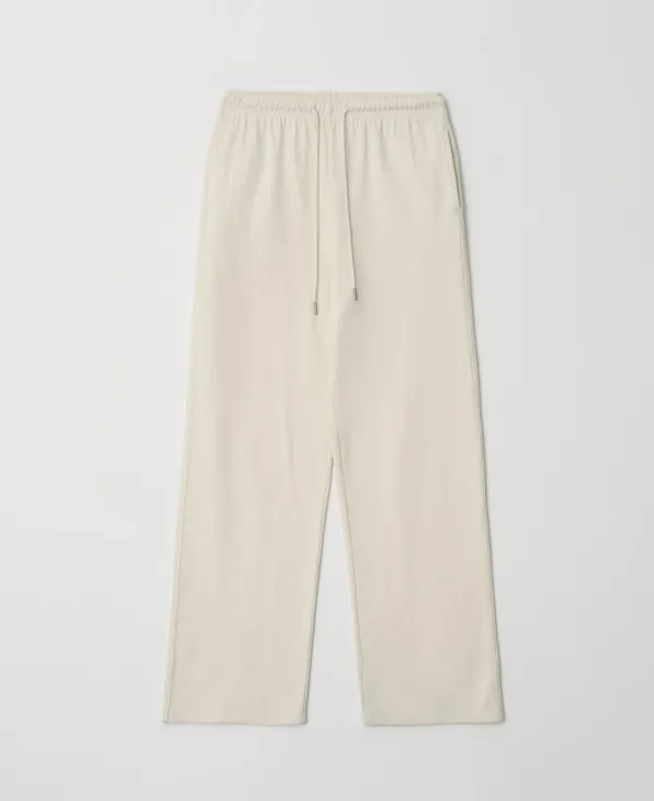 Cottage Relax Fit Wide Banding Pants_IVORY