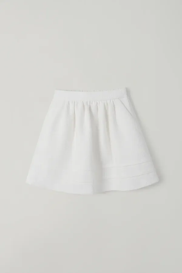 T/T Boucle flouncy skirt