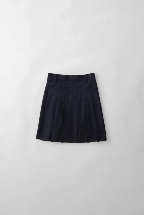 a basset skirt (check)