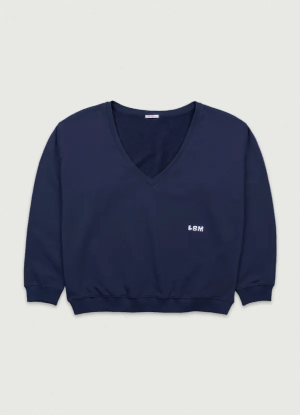 LBM V-Neck Sweatshirt [navy]