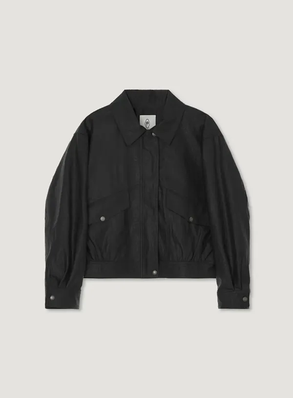 VICTO LEATHER JUMPER
