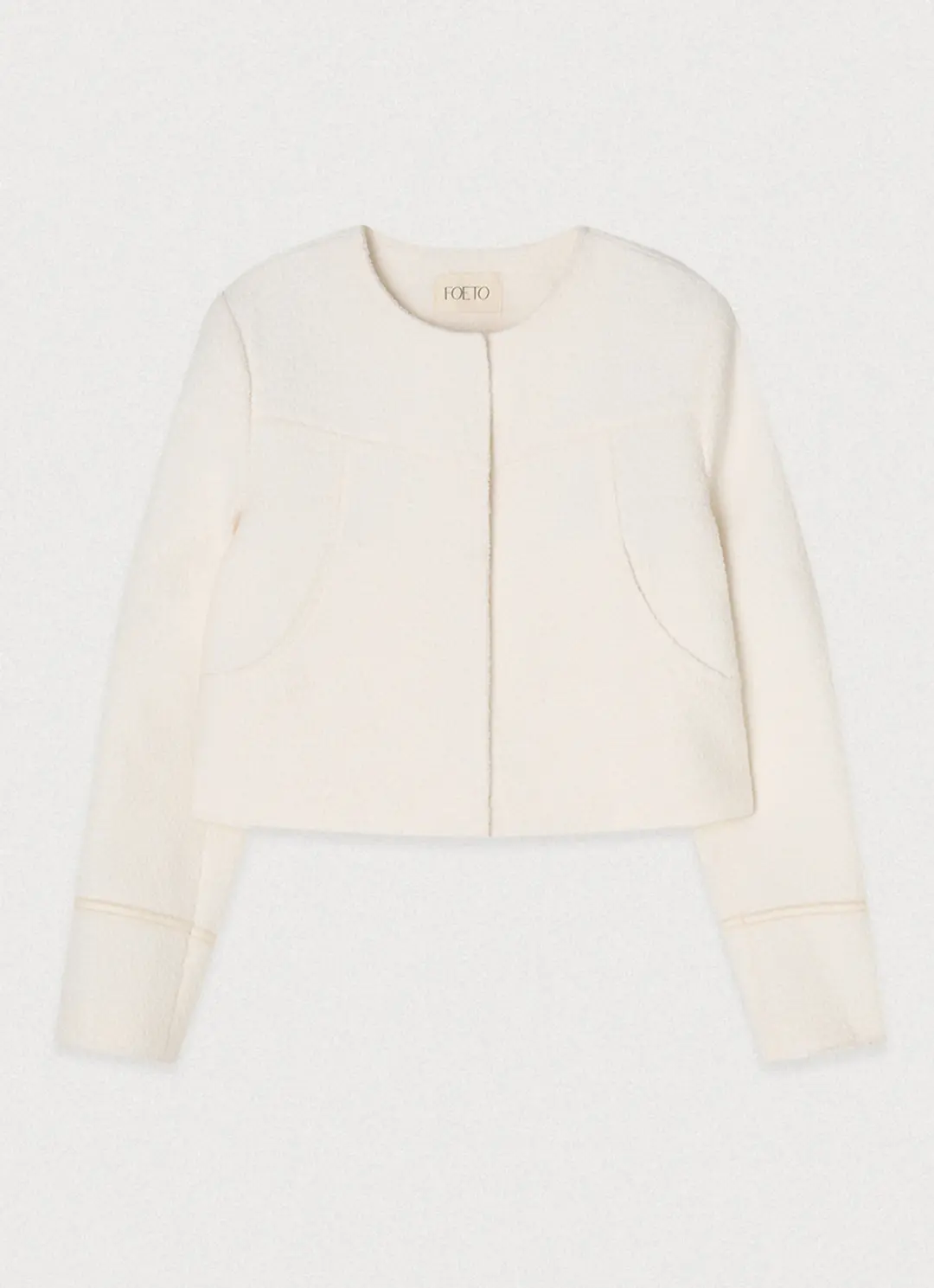 포에토 MARE TWEED JACKET - IVORY 상품 이미지 1