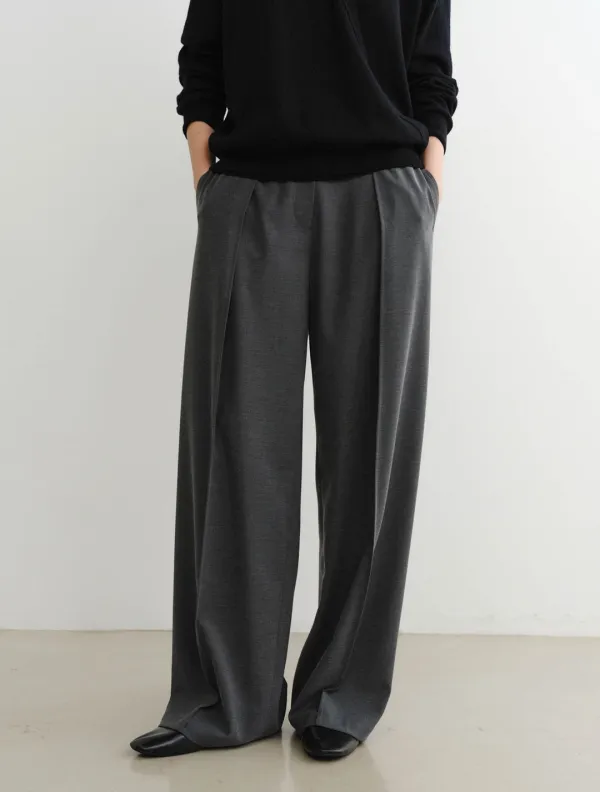 Devin Tuck Pants (Charcoal)