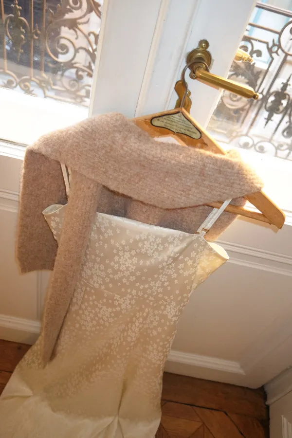 Etta Hoodie Muffler_Beige