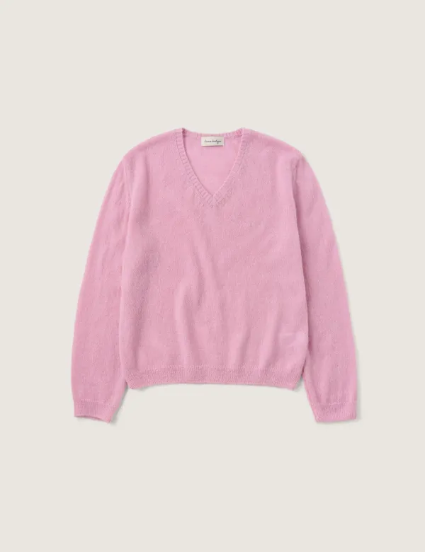 Mumu V-neck Knit (Pink)