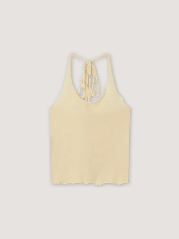 [4th] Melt Halter Sleeveless - Lemon