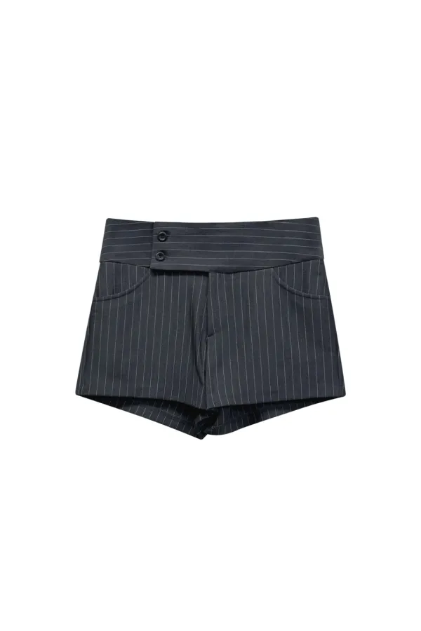 AVEL PINSTRIPE MICRO PANTS / CHARCOAL