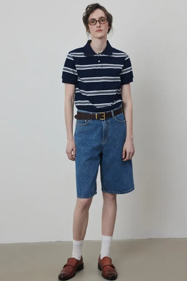 Denim Boy Fit Bermuda Half Length Pants_Shorts