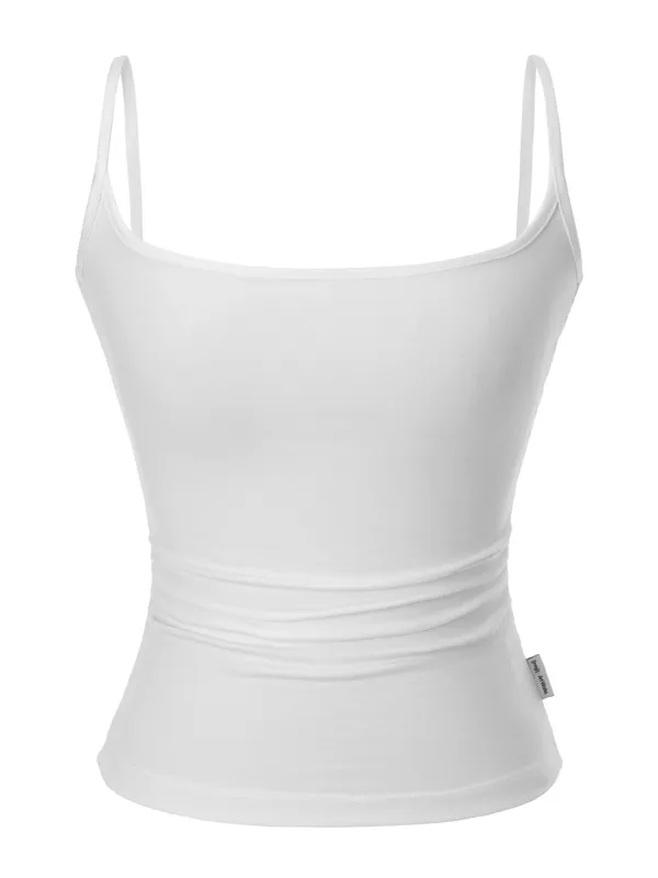 Drape Cami Top (white)