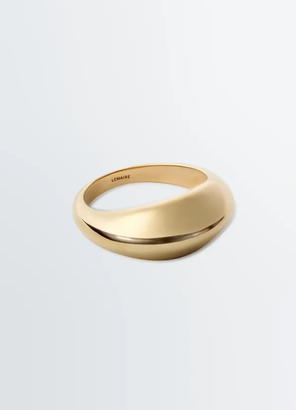 CHUNKY DROP RING IN VERMEIL